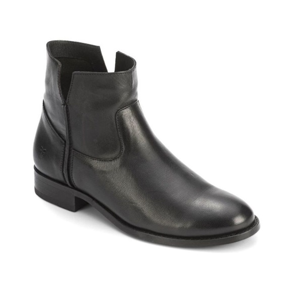Frye Melissa slouch short ankle boots black 6.5 - Picture 1 of 13
